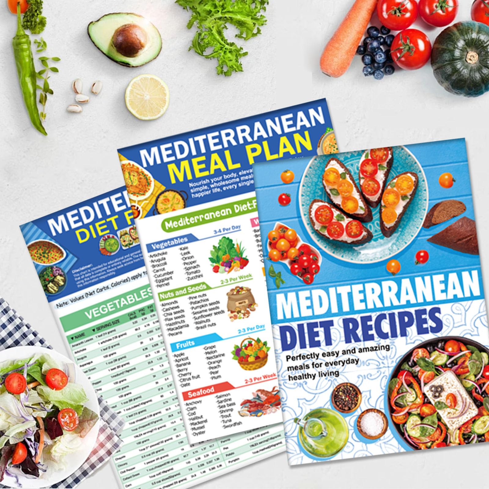 Beginner-friendly Mediterranean diet recipes poster