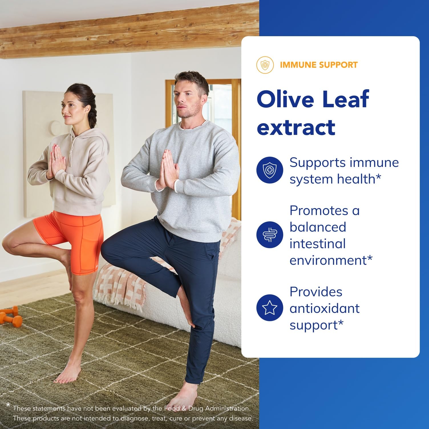 Mediterranean olive leaves show traditional herbal roots behind this hypoallergenic supplement.