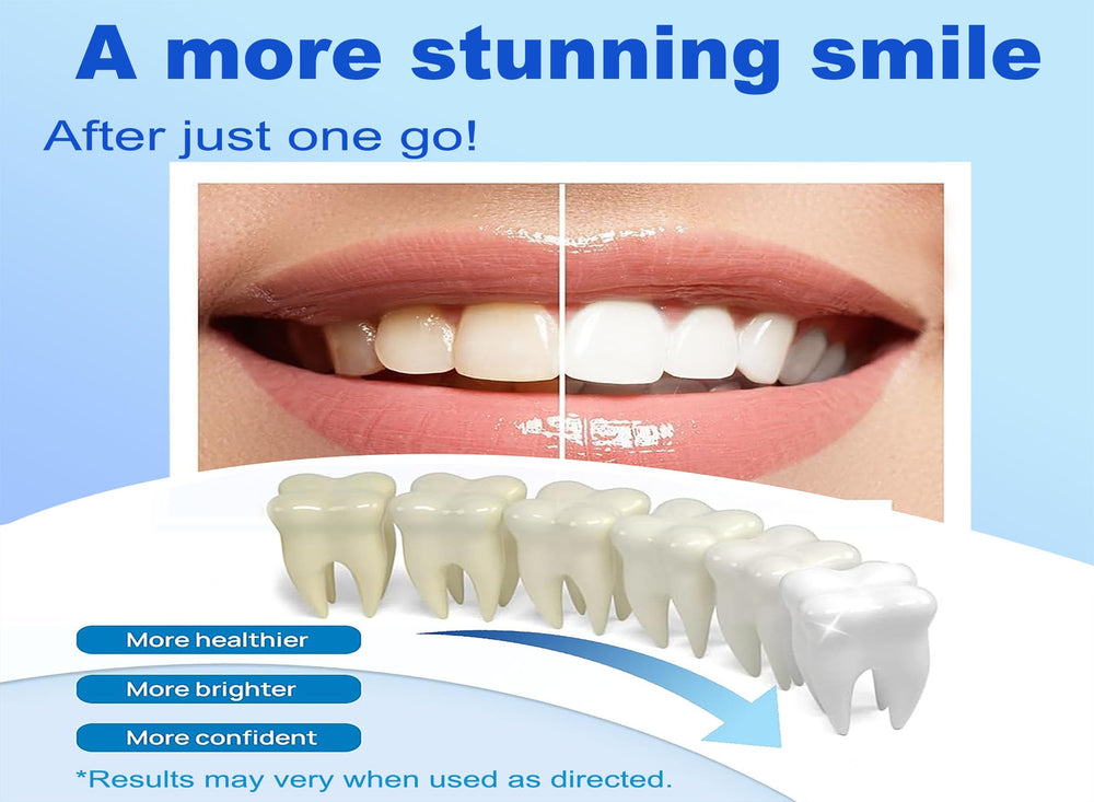 Whitening gel removes coffee stains from teeth