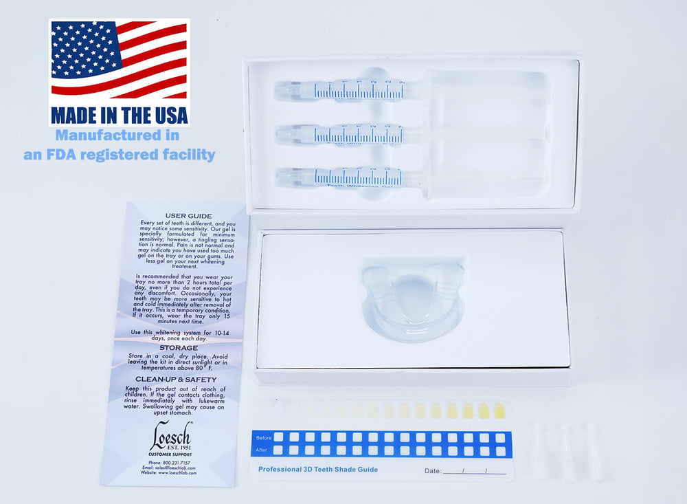 BPA-free whitening trays included in MediWhite kit