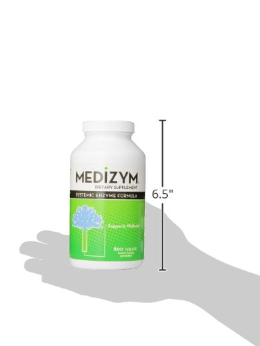 Medizym Systemic Enzyme 800 packaging label