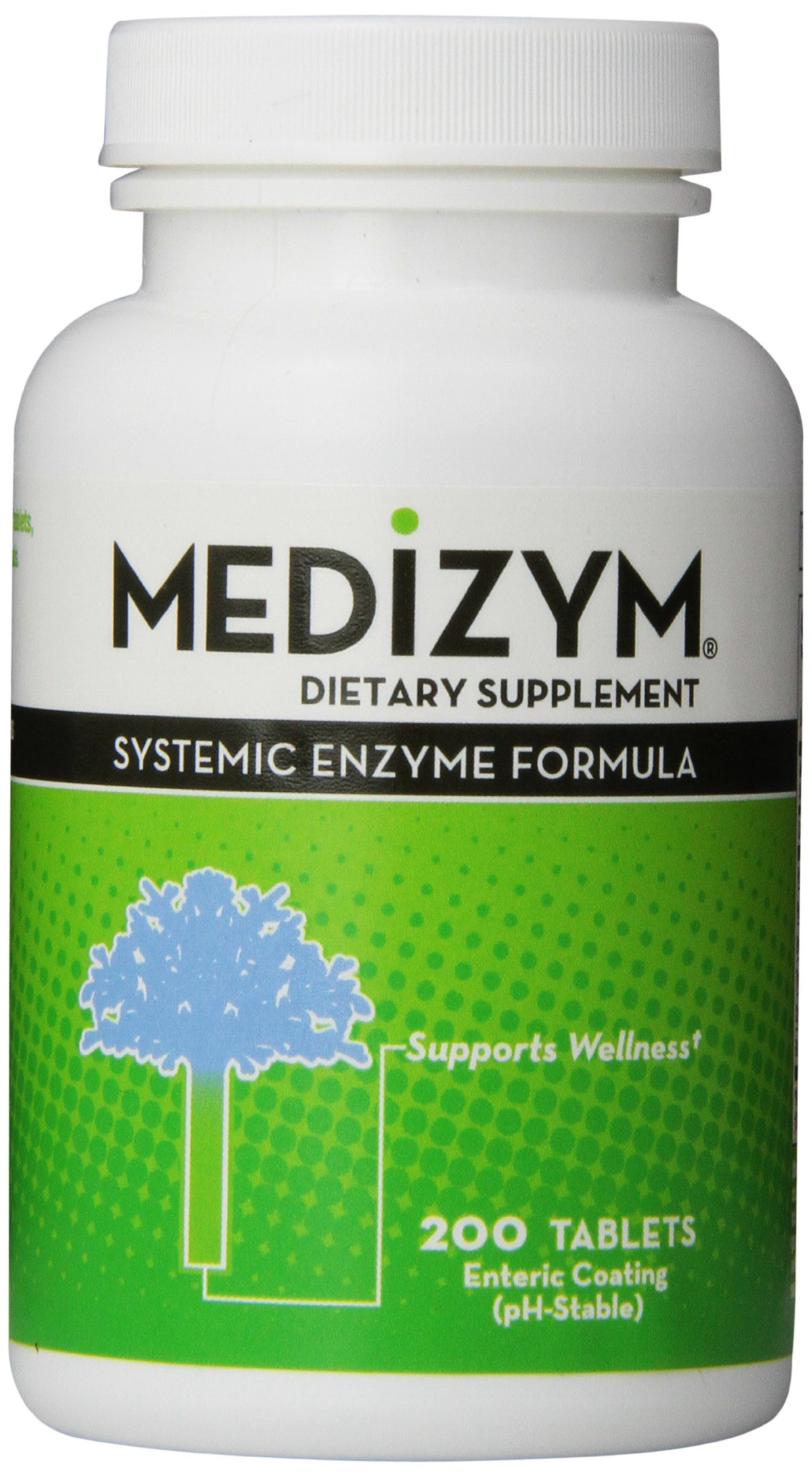 Medizym Systemic Enzyme Formula bottle front view