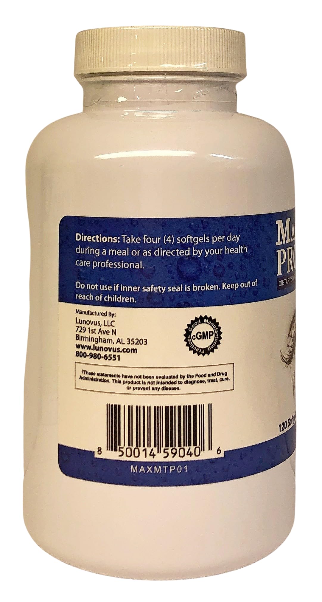 Close-up of MedOp Pro omega-3 EPA/DHA softgels