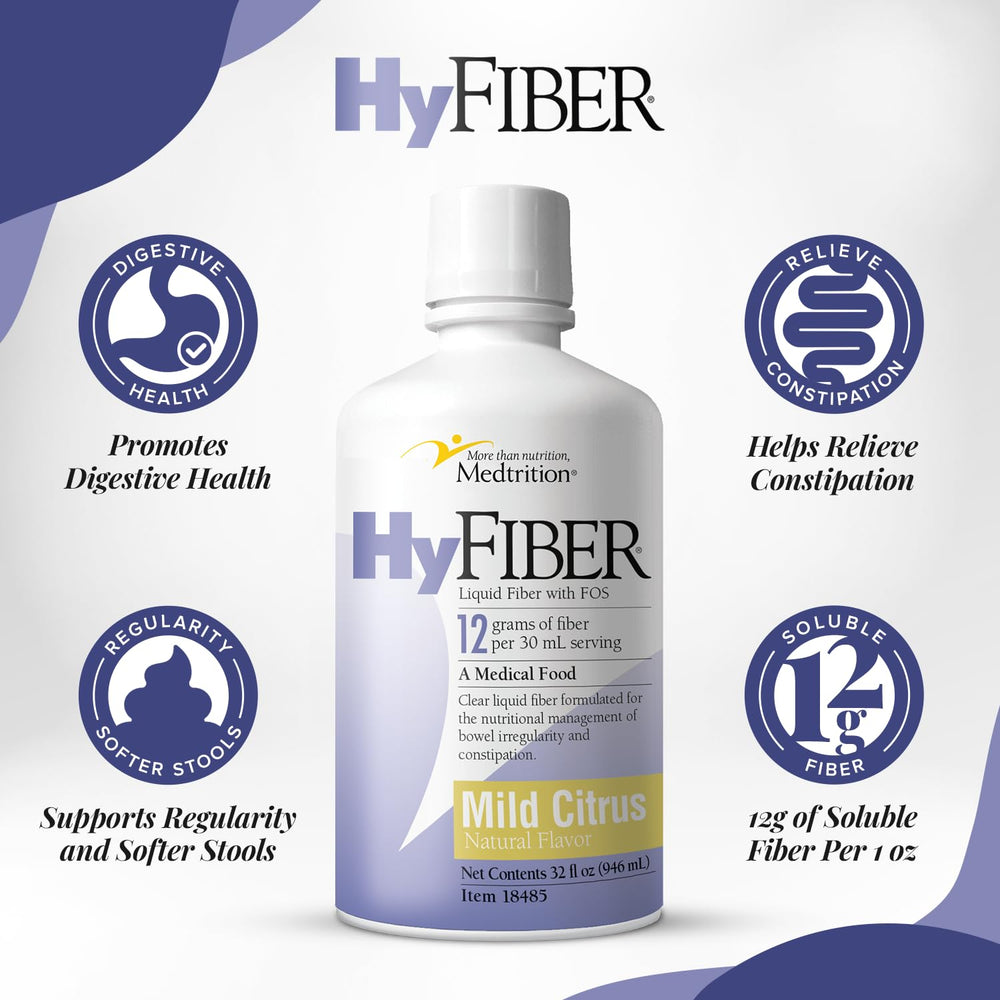 HyFiber liquid with mild citrus flavor