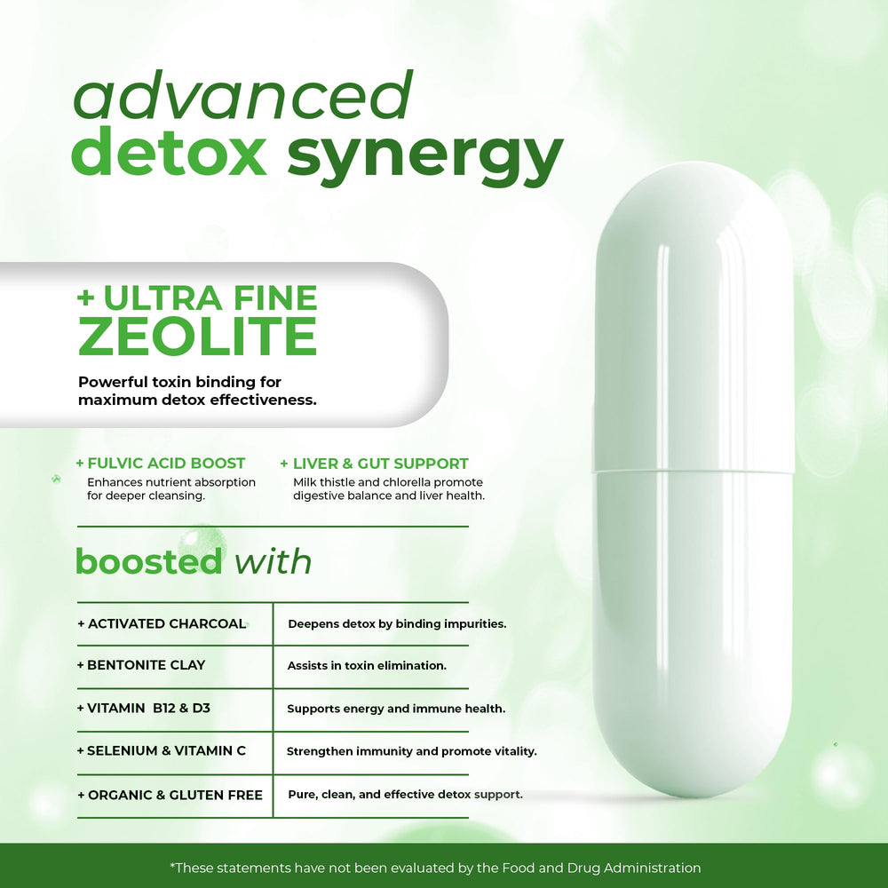 MEGA HEALTH Milk thistle and chlorella ingredients promoting liver and gut support