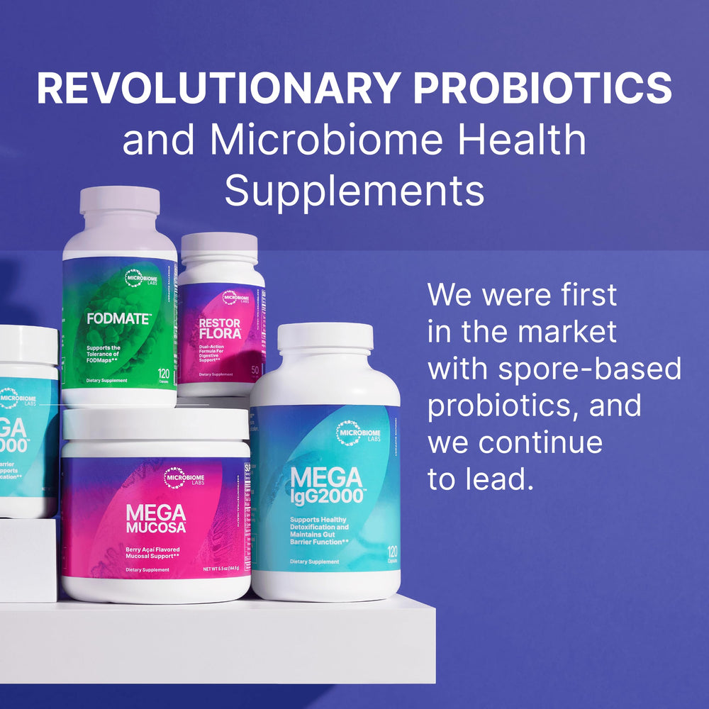 Mega IgG2000 capsules and powder formats
