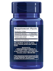 Close-up of Mega Lycopene label