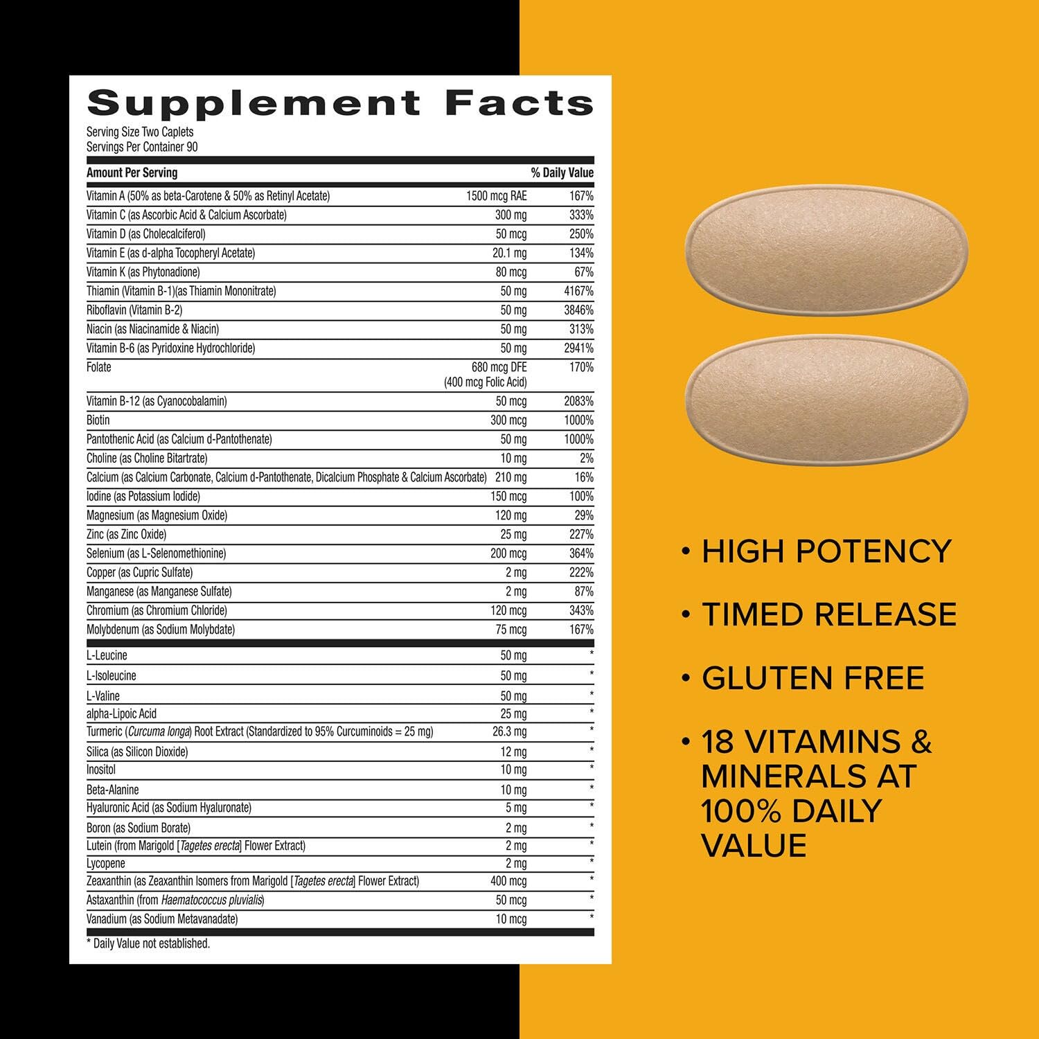 Key ingredients include vitamins, minerals, lycopene, and pumpkin seed