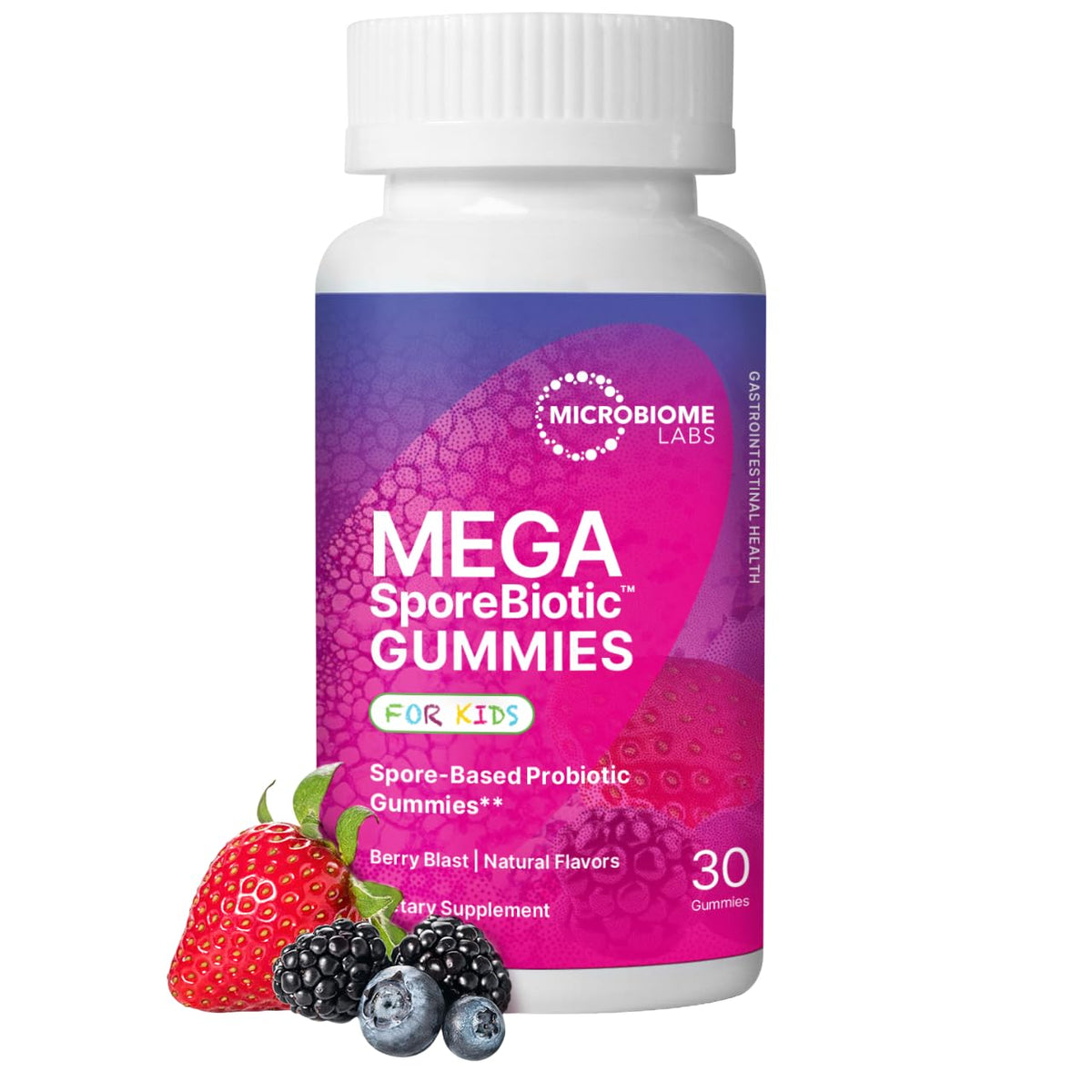 Hero image: MegaSporeBiotic Kids Probiotic Berry Gummies