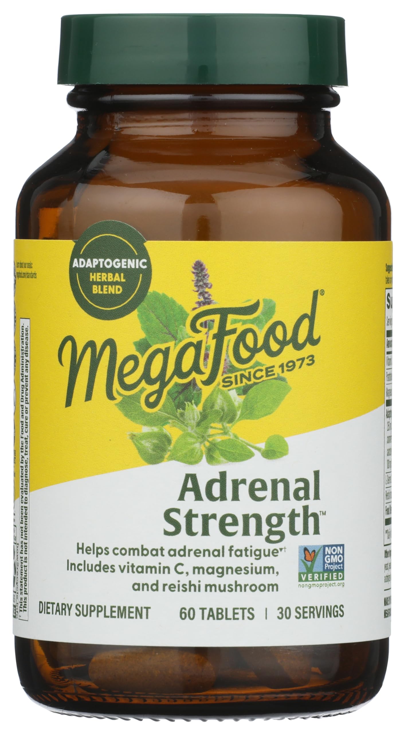 Hero product photo of MegaFood Adrenal Strength bottle