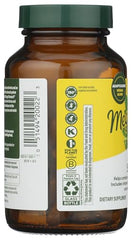 Ingredients list including ashwagandha, magnesium glycinate, vitamin C