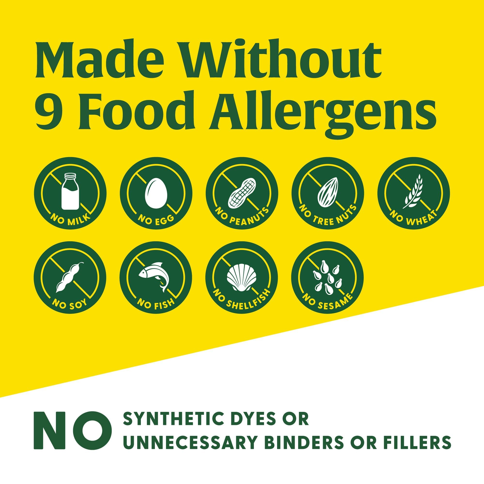 Vegan, gluten-free, and non-GMO icons