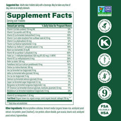 Full packaging of MegaFood Baby & Me 2 Prenatal Multi Minis