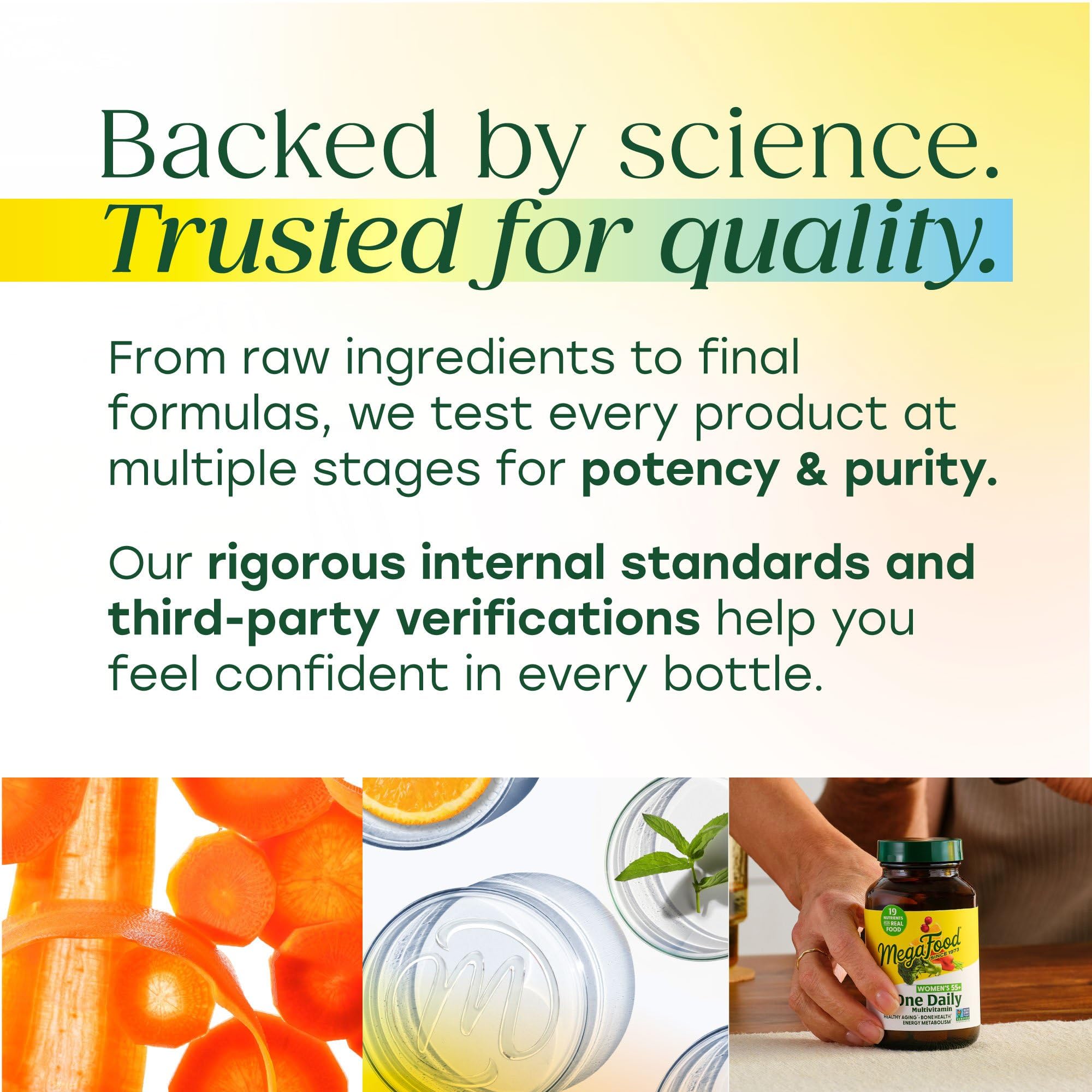 Ingredients highlight vitamin C, B12, and folic acid in Blood Builder.