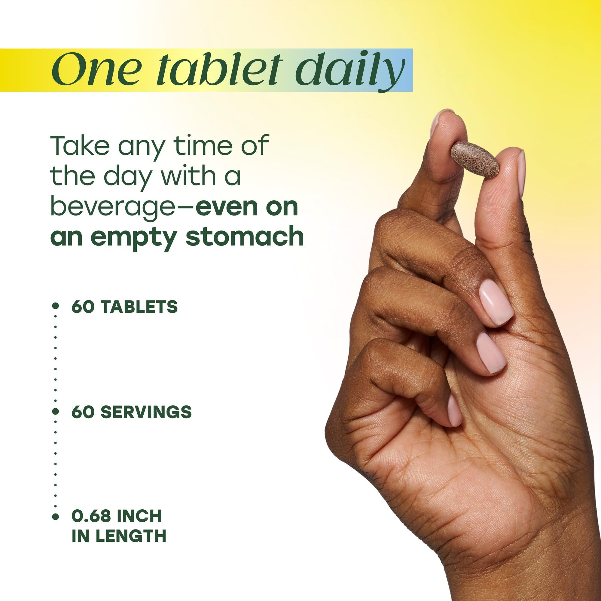 Angled packaging view highlighting the 60-tablet supply.