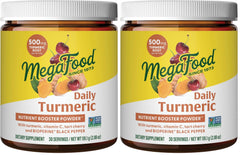 Front view of MegaFood Daily Turmeric Nutrient Booster Powder packaging