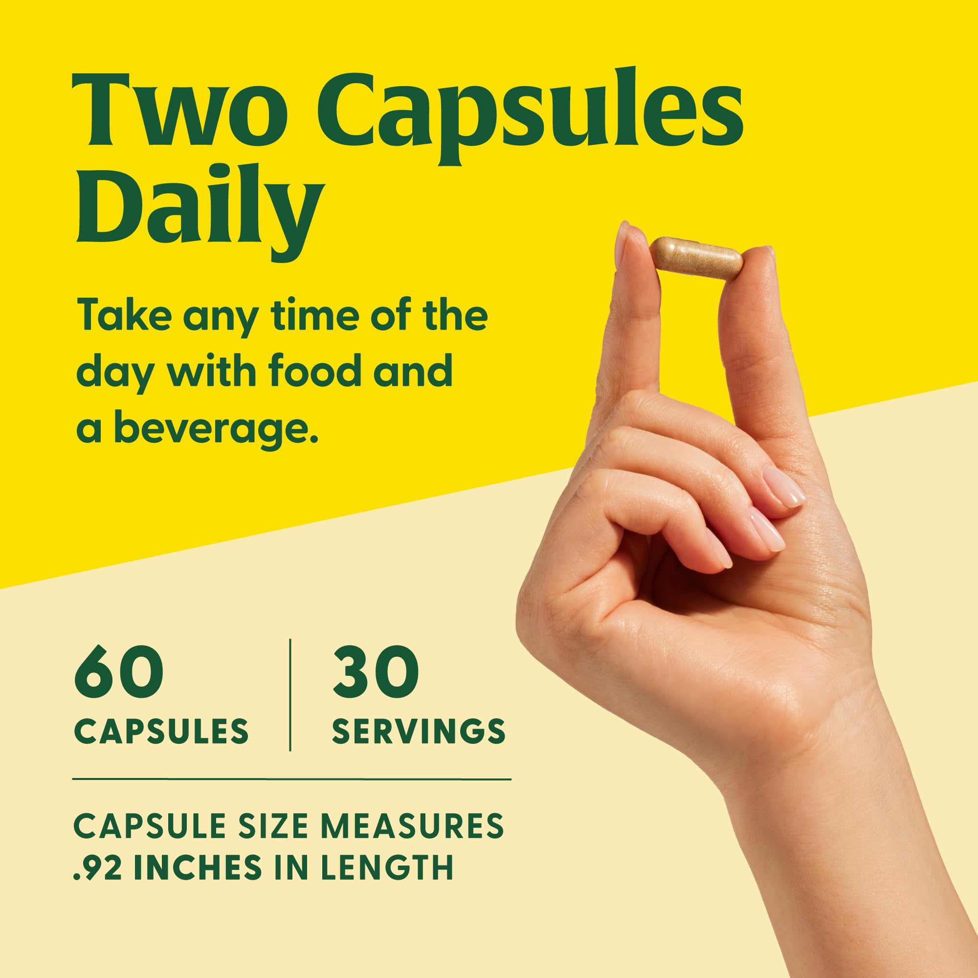 Gluten-free vegan label on MegaFood supplement