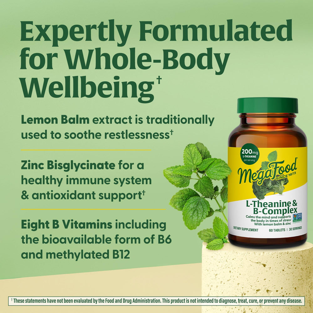 Label highlighting 40 mg real-food per serving including broccoli