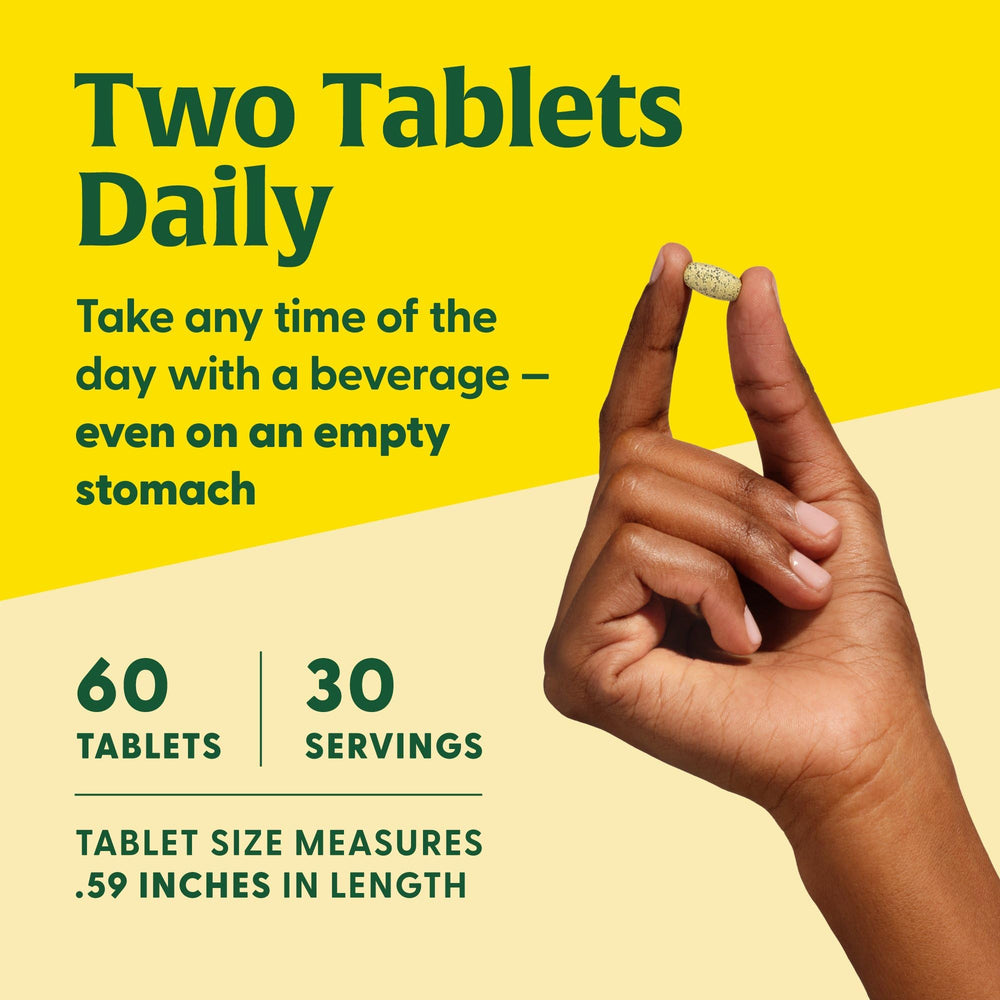 Bottle showing 30 servings per container