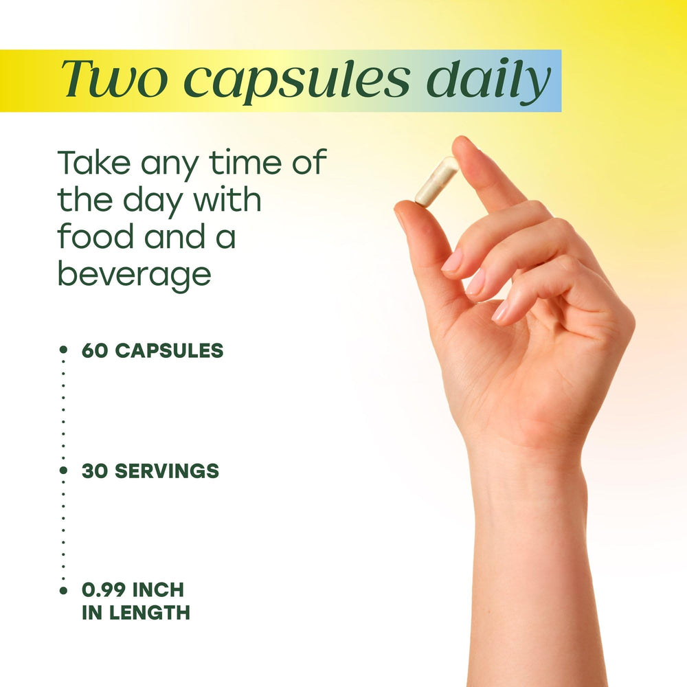 MegaFood label close-up conveys quality and usage guidance.
