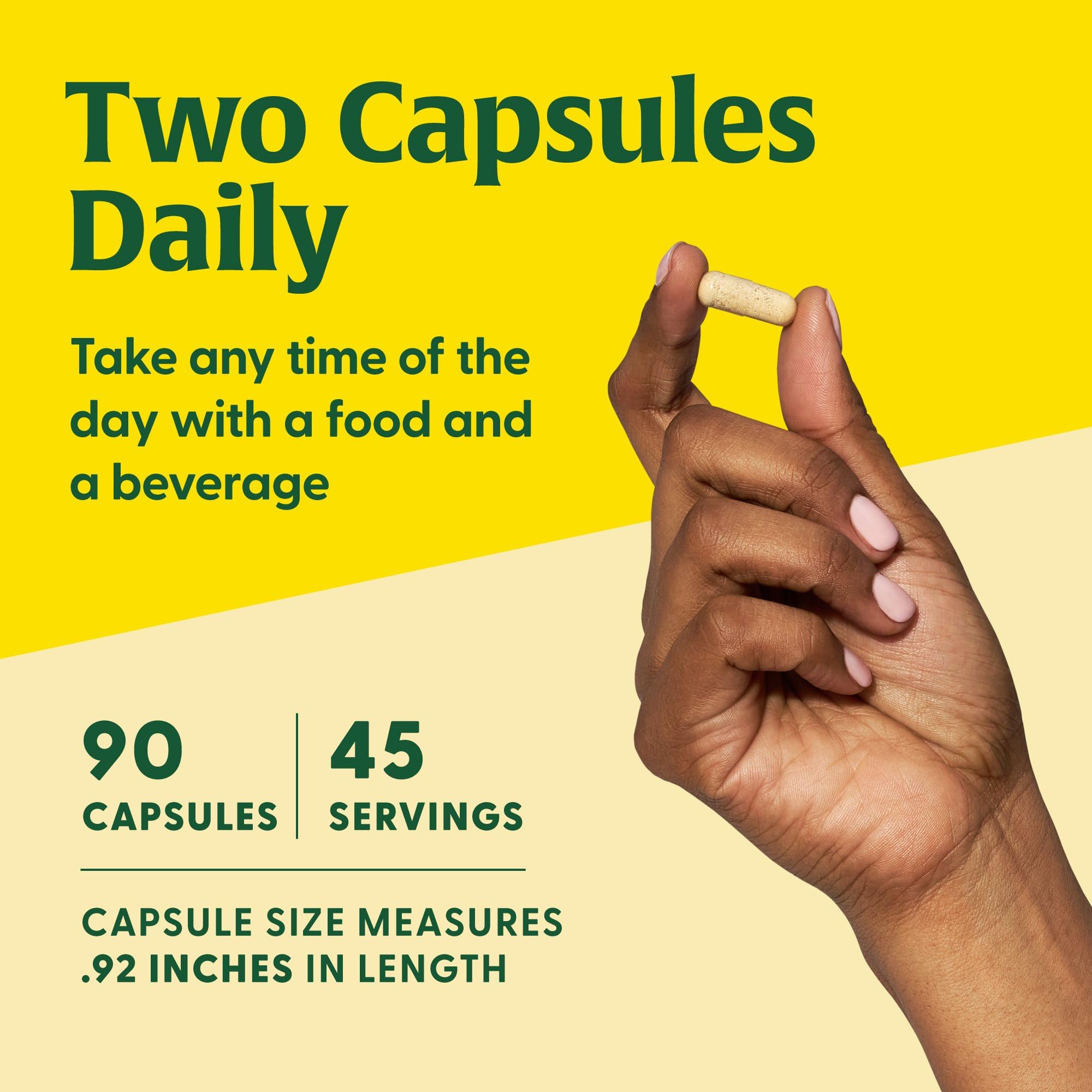 Ingredients blend featuring turmeric root and probiotic strains