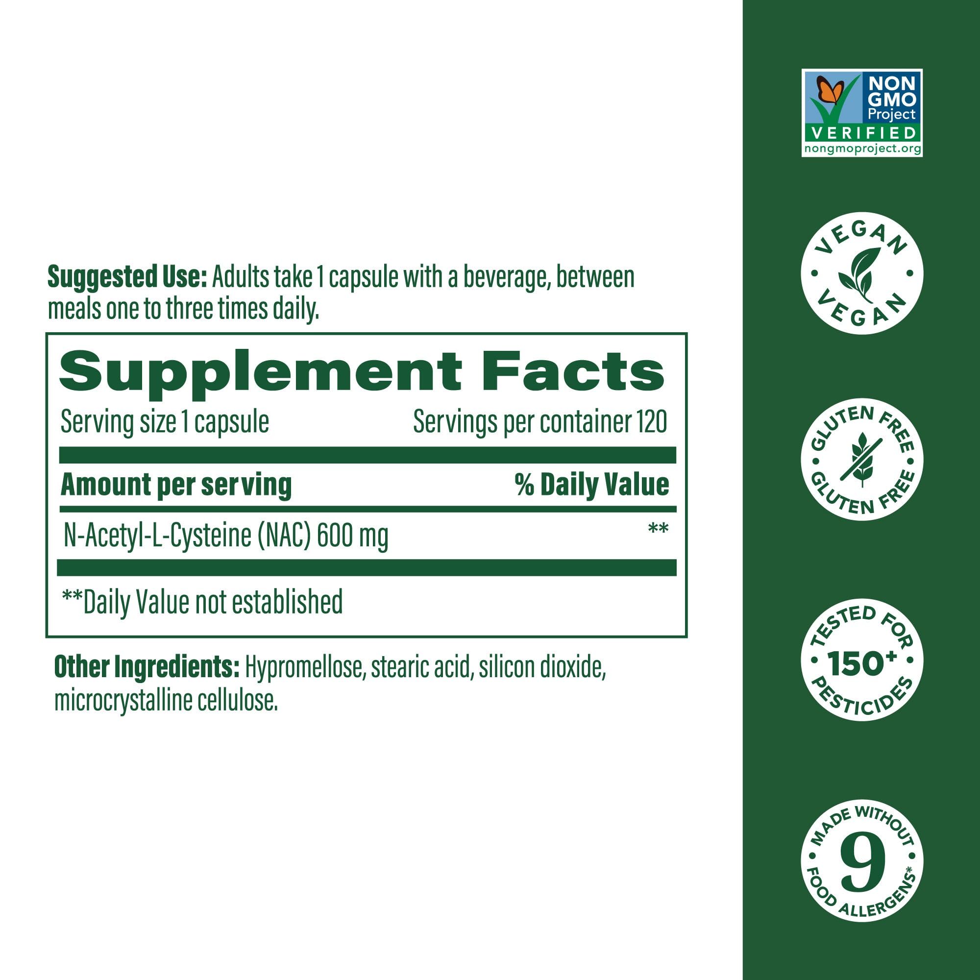 N-Acetyl Cysteine supports glutathione production