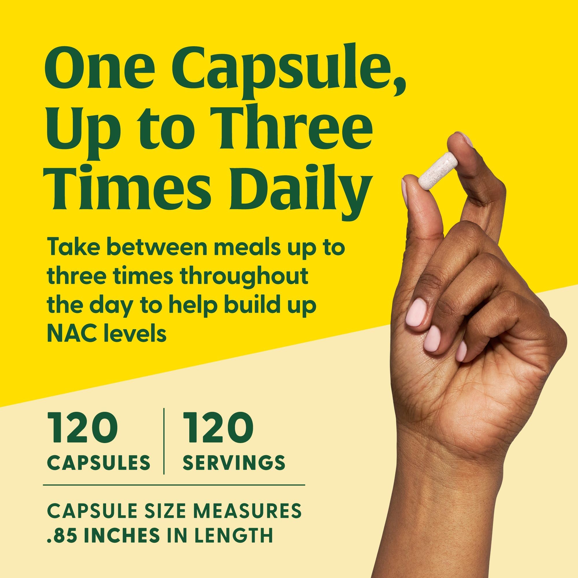 Vegan, non-GMO NAC supplement