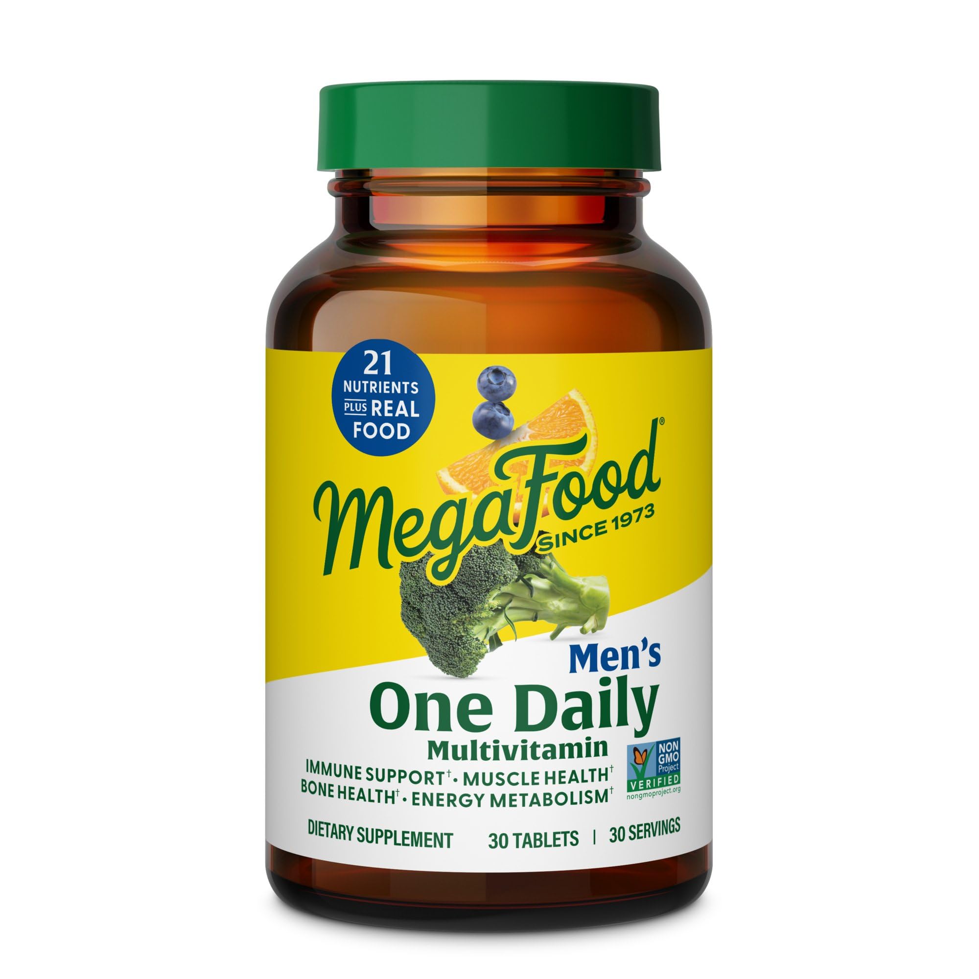 MegaFood One Daily Men's Multivitamins bottle and label