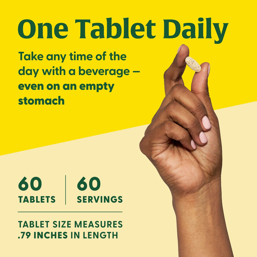 Non-GMO, gluten-free and allergen-free certifications for the multivitamin