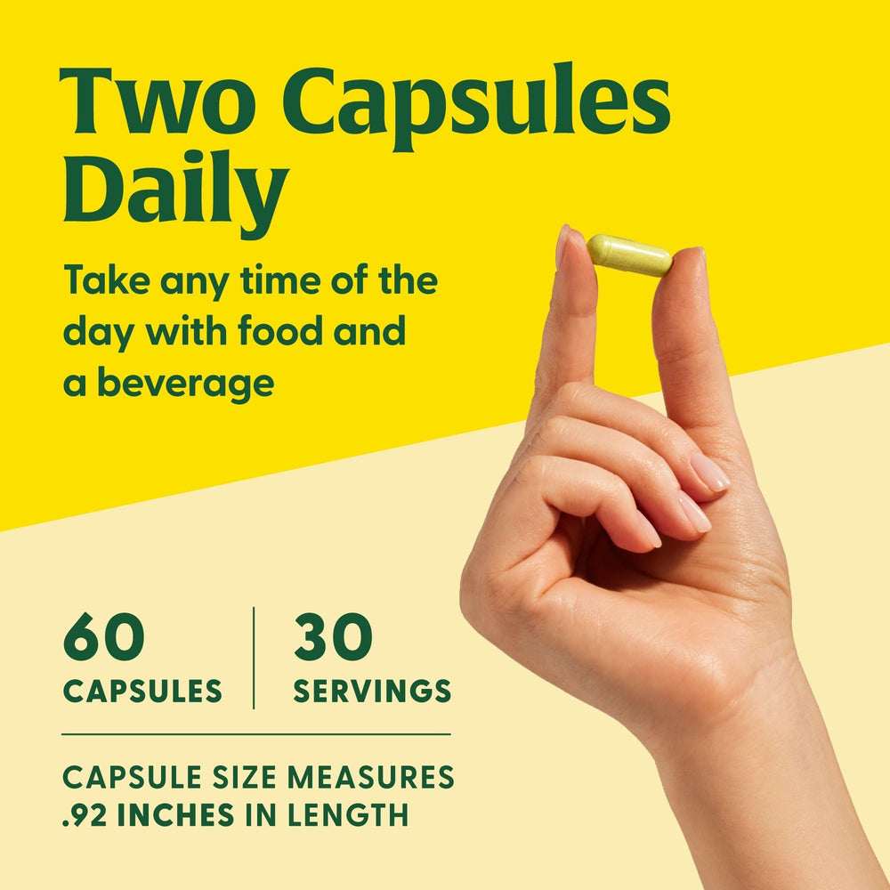 Ingredient highlights: Quercetin 500 mg and Bromelain 165 mg