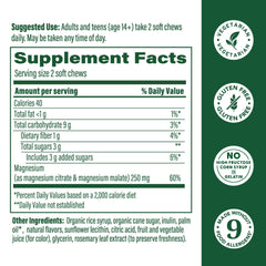 Close-up of MegaFood Relax + Calm Magnesium grape soft chews