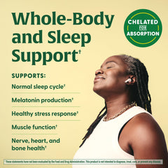 Spinach leaf illustrating real food source of magnesium