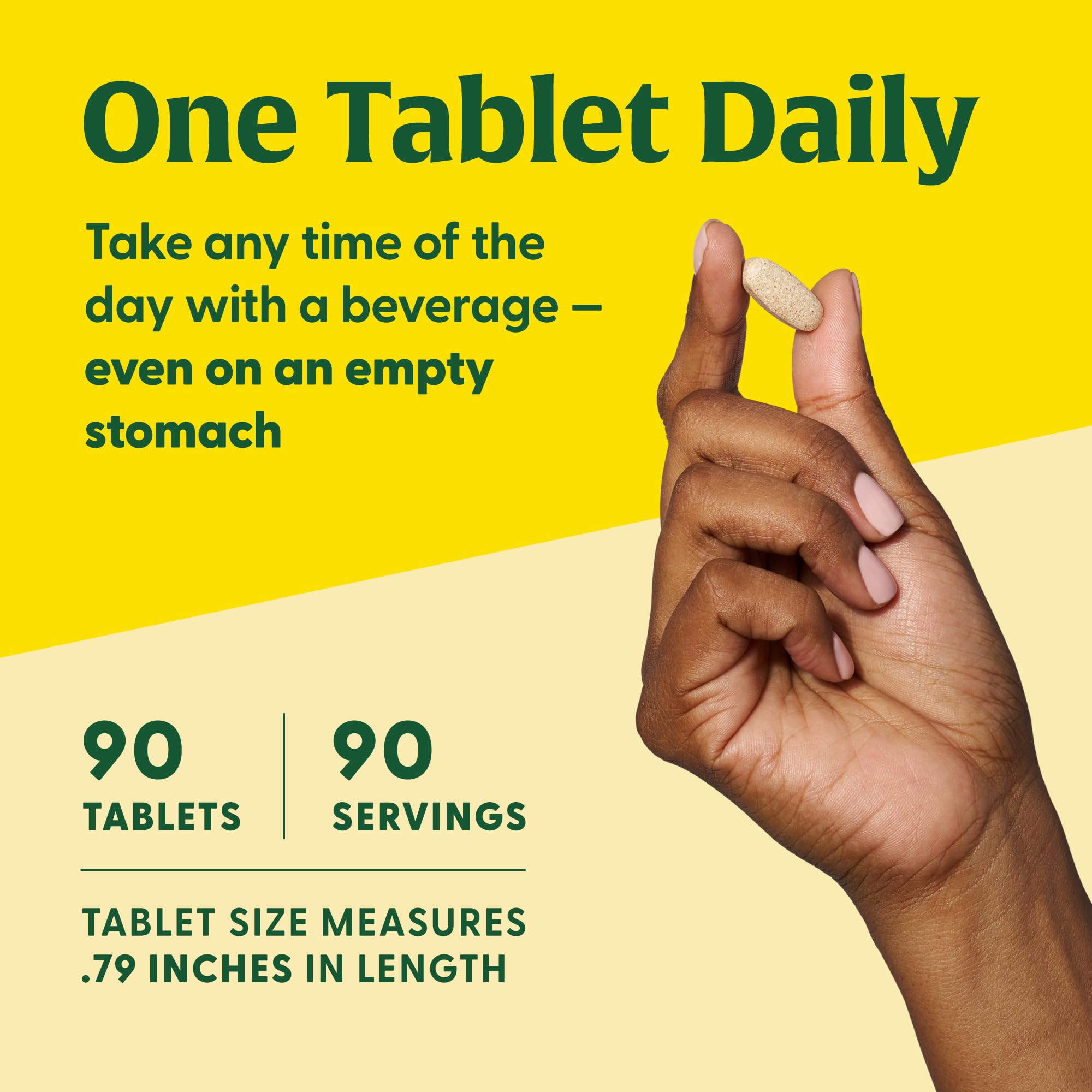 Bottle with ingredients and Real Food badge for MegaFood Ultra C 400 mg