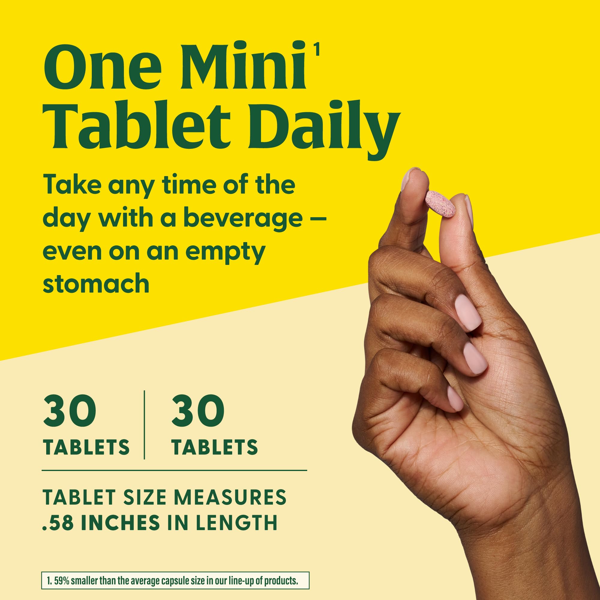 Close-up of MegaFood B12 tablets