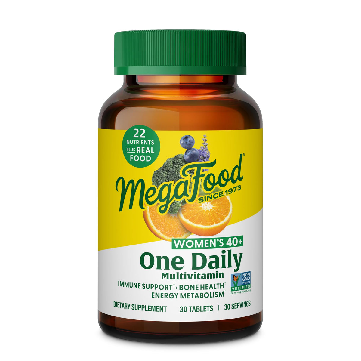 Front label of MegaFood Women's 40+ One Daily Multivitamin