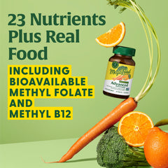 Ingredients of MegaFood Women's 40+ Advanced Multivitamin including real food