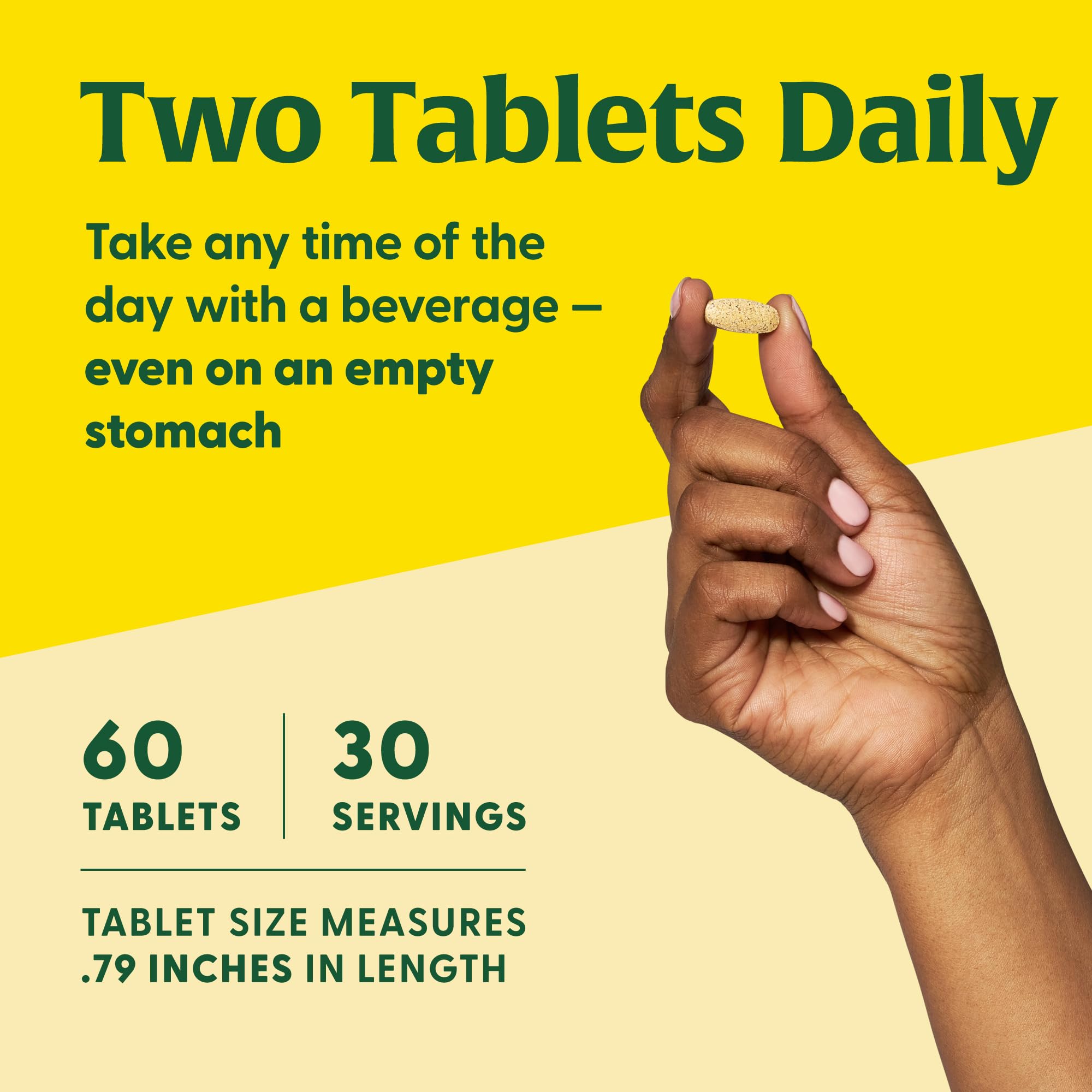 Real food and fermented minerals in MegaFood Women's 40+ Advanced Multivitamin