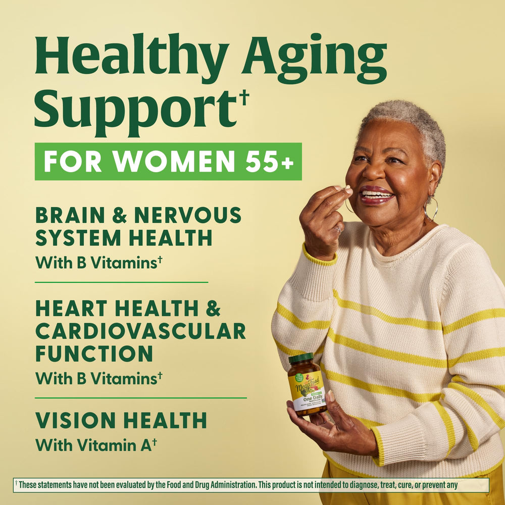 Graphic highlighting Vitamin D3 for bone support in the MegaFood formula