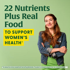 Label highlight showing 9 mg iron per serving