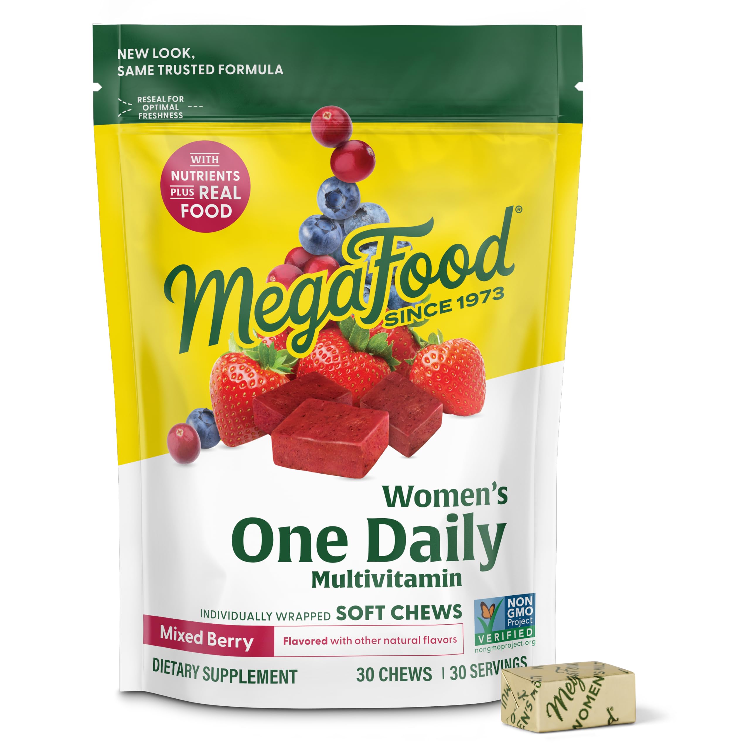Packaging image for MegaFood Women's One Daily Multivitamin Soft Chews