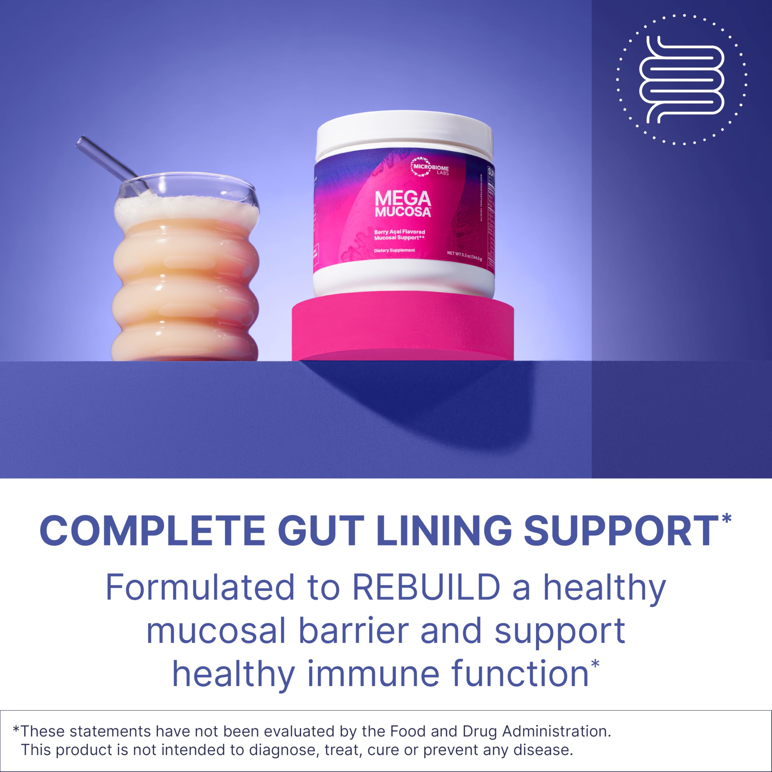 Dairy-free immunoglobulins IgG IgM IgA in MegaMucosa