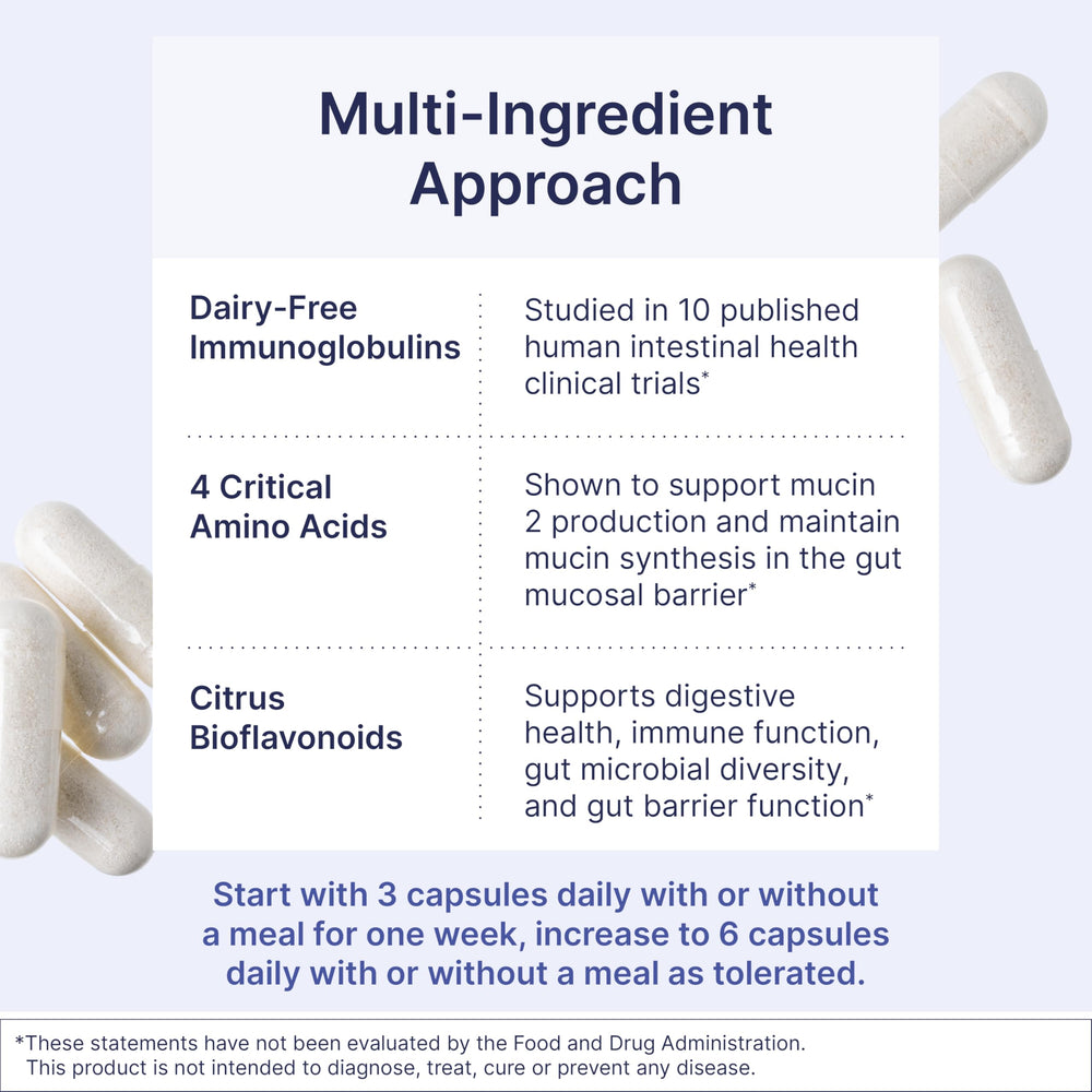 Dairy-free immunoglobulin concentrate ImmuoLin packaging image