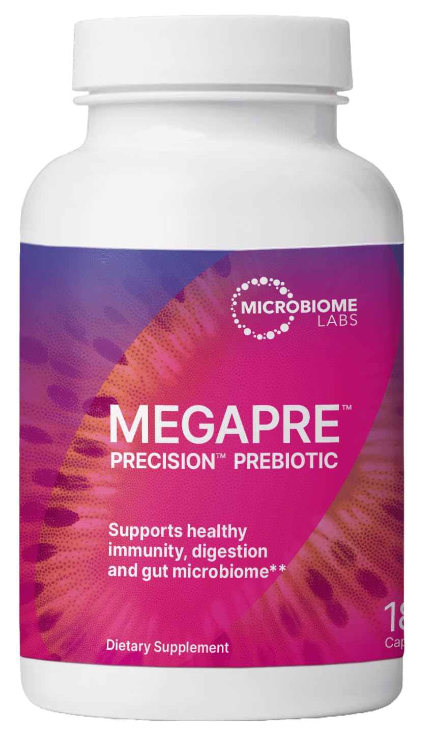 MegPre prebiotic fiber supplement in vegetable capsules (hero image)