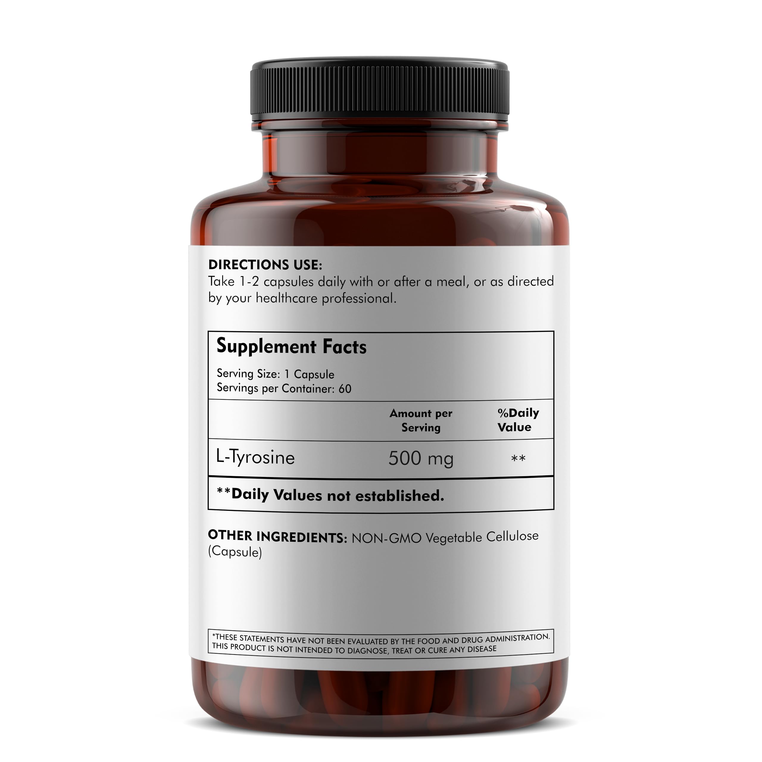 L-Tyrosine 500mg capsules