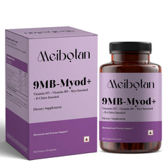 MEIBOTAN PCOS PCOD supplement bottle with 60 vegan capsules
