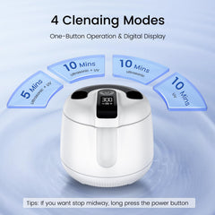 Front view of MEKO cleaner showing compact design