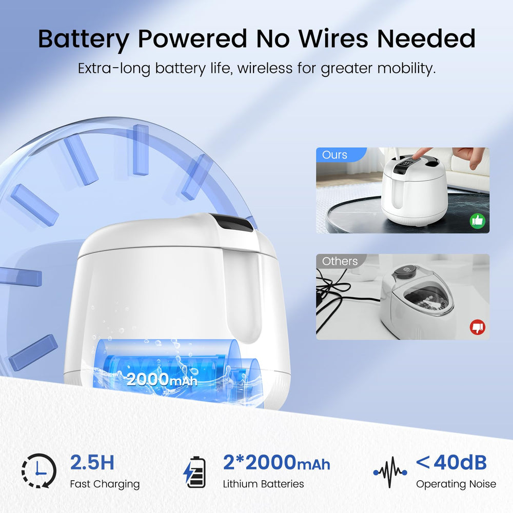 USB charging indicator and cordless operation
