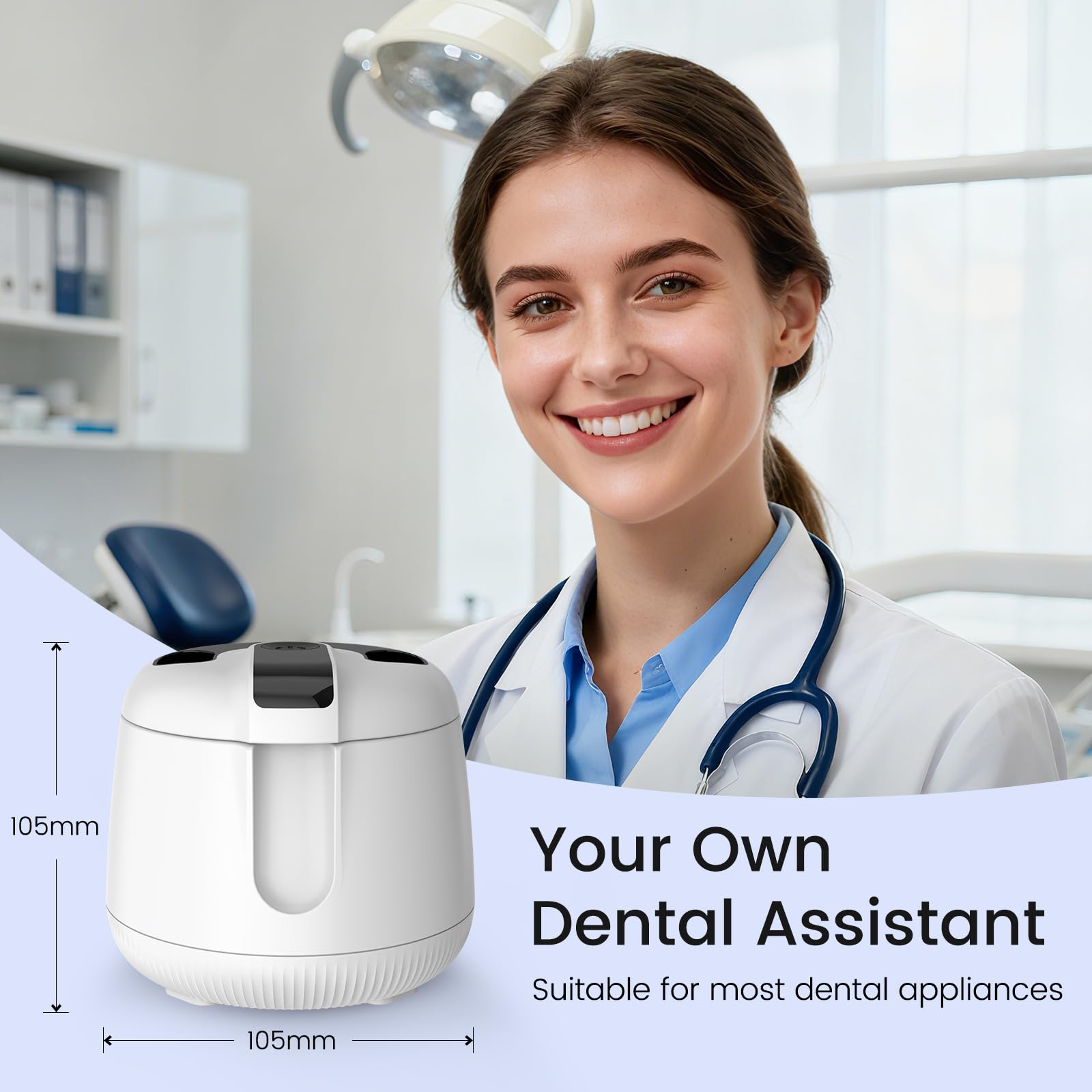 Compact white MEKO cleaner suitable for travel