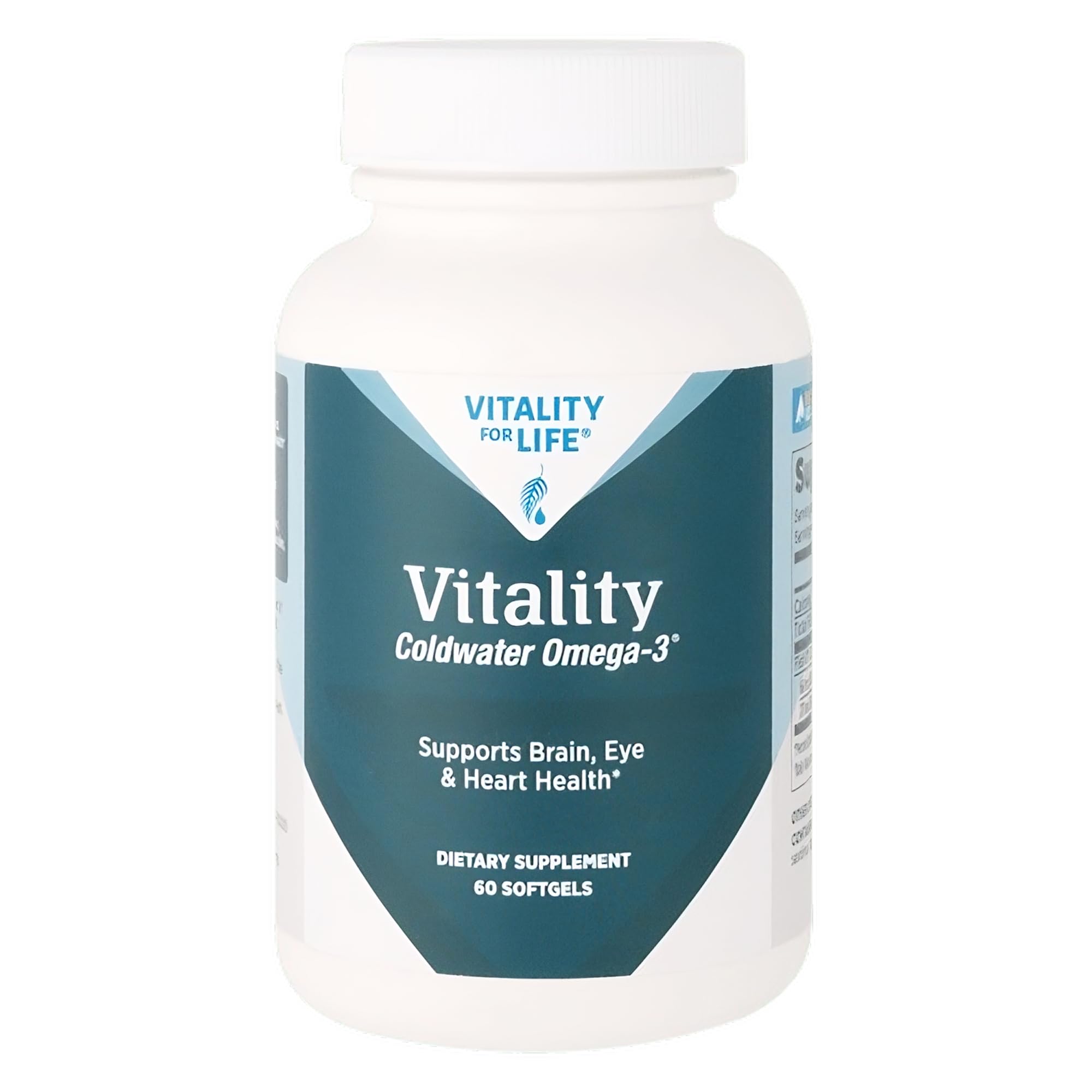 Melaleuca Coldwater Omega 3 bottle - front view