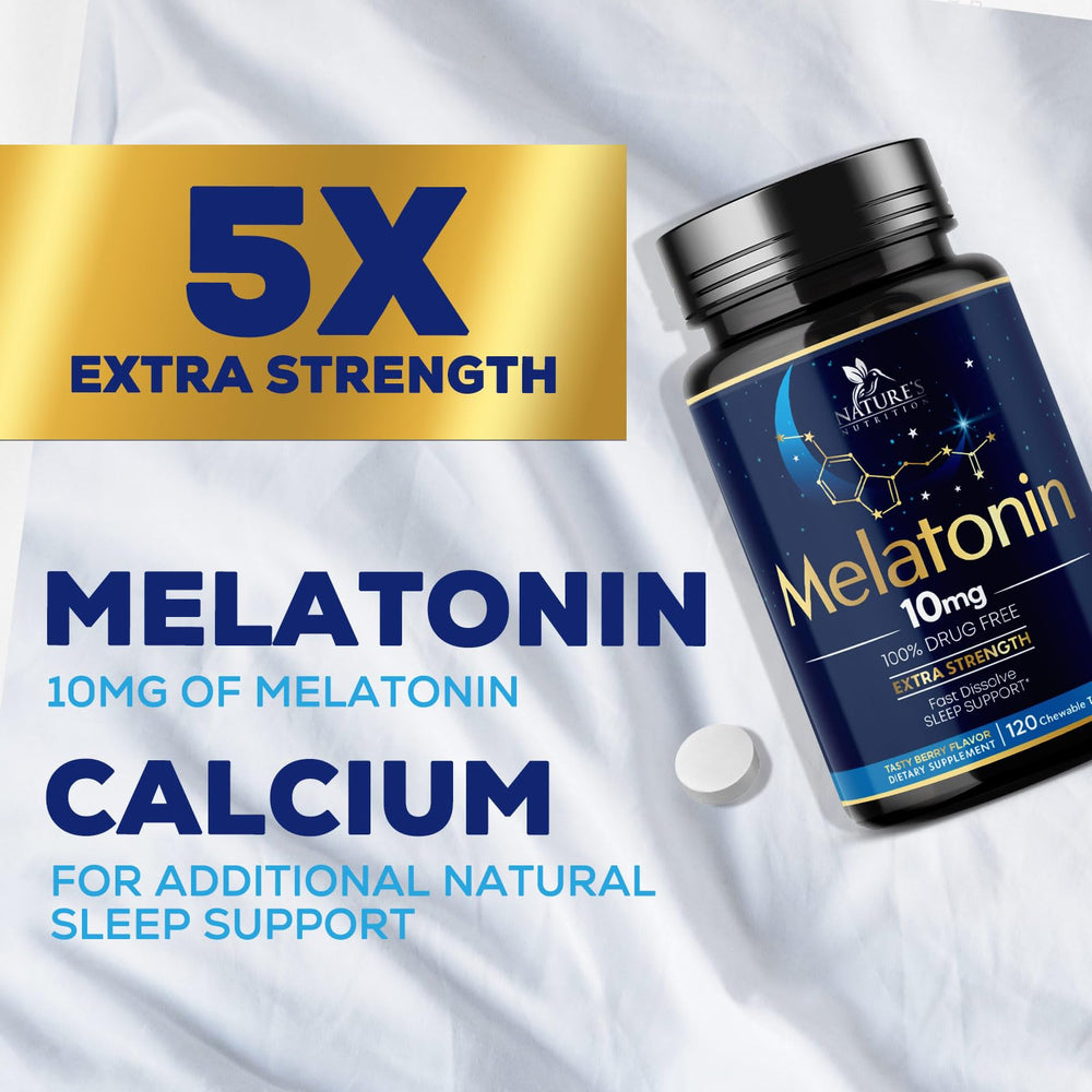 Sugar-free vegan melatonin packaging and bottle